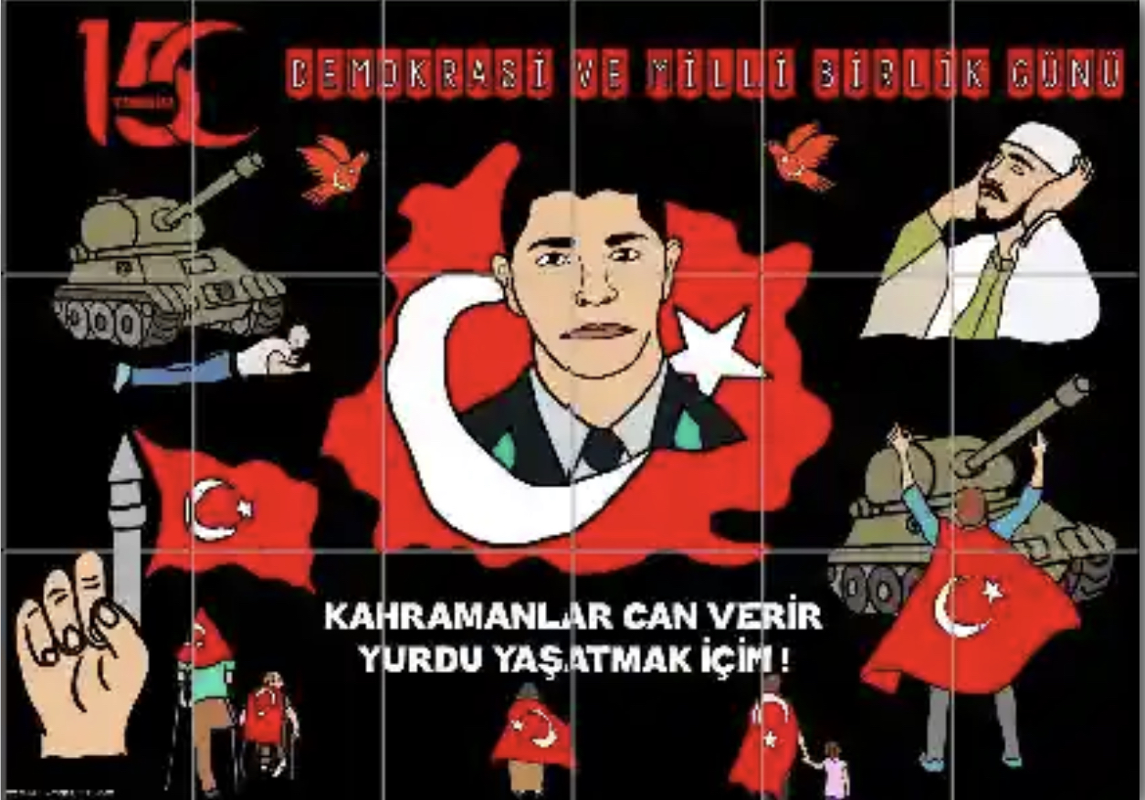 18 A4 15 Temmuz Panosu 1 (SİYAH ARKA PLAN RENKLİ )