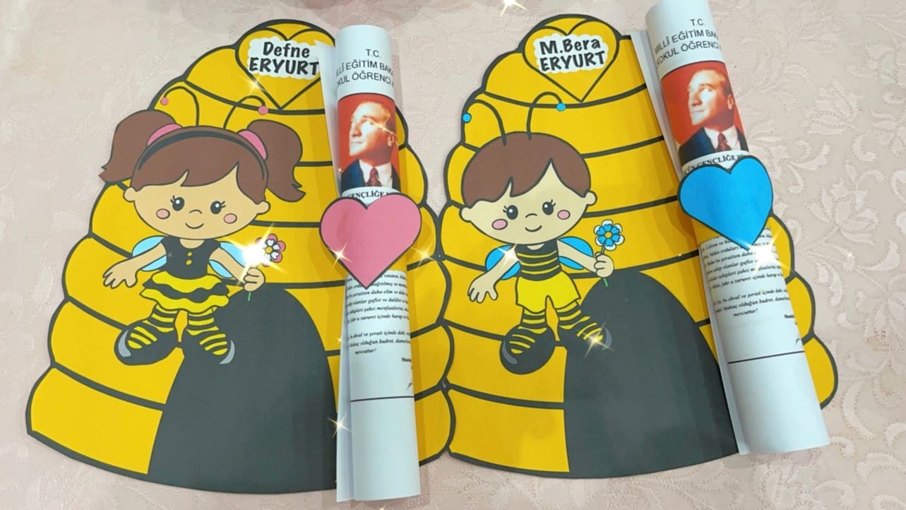 Arılı Karne Kılıfları