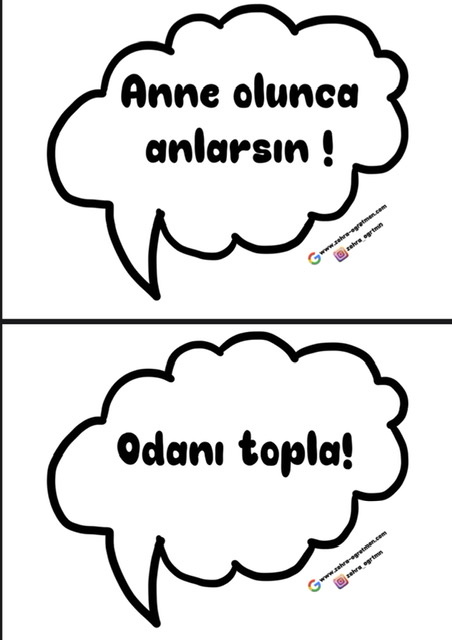 Anne Sözleri BÜYÜK BOY RENKSİZ