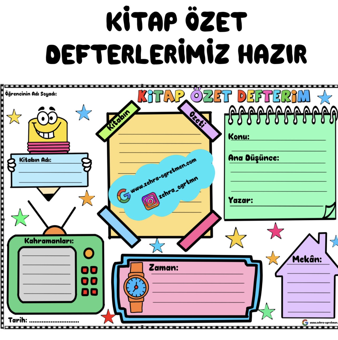 Kitap Özet Defterlerim ( Kitap Takip Etkinliği )