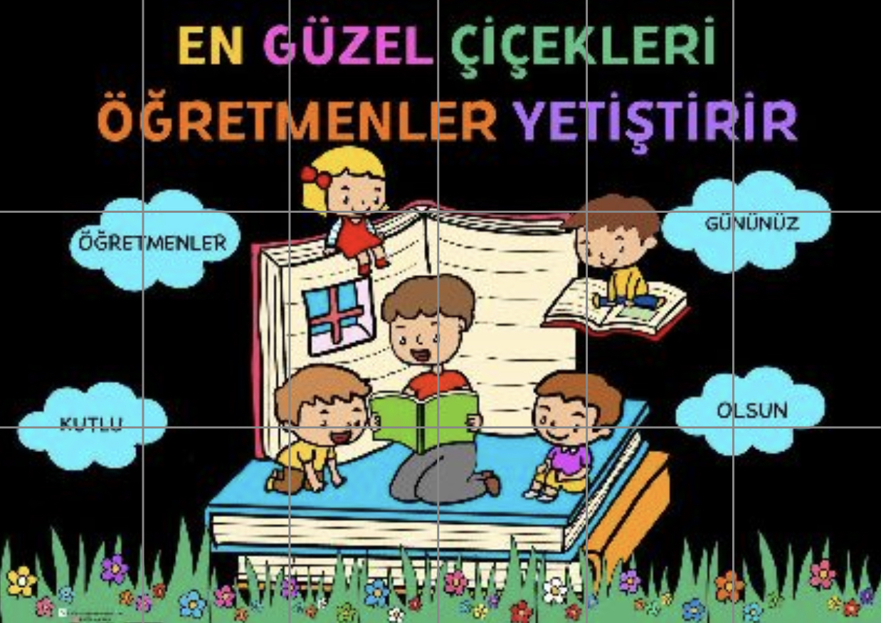 18 A4 ( Erkek Öğretmen Siyah Arka Planlı) Pano 3 RENKLİ