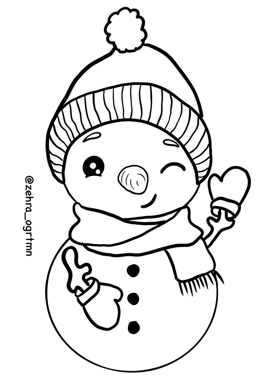 9 A4 Kardan Adam Renksiz