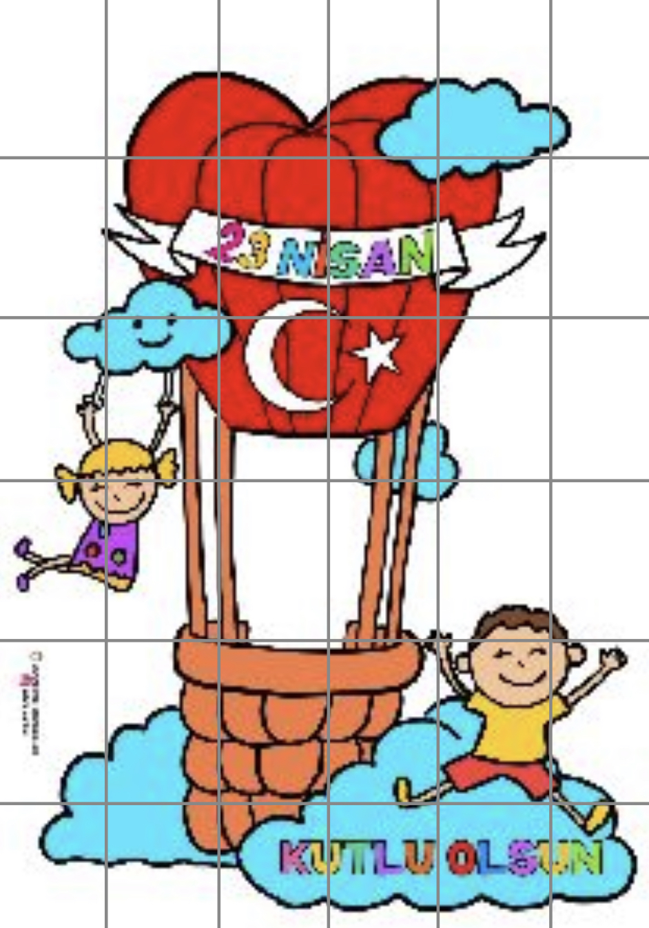 36 A4 Fotoğraf Çekilmelik Balon RENKLİ