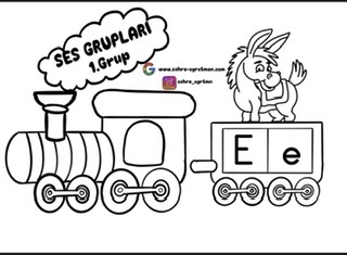 Ses Grupları Treni ( 1.Grup) Küçük Boy Renksiz