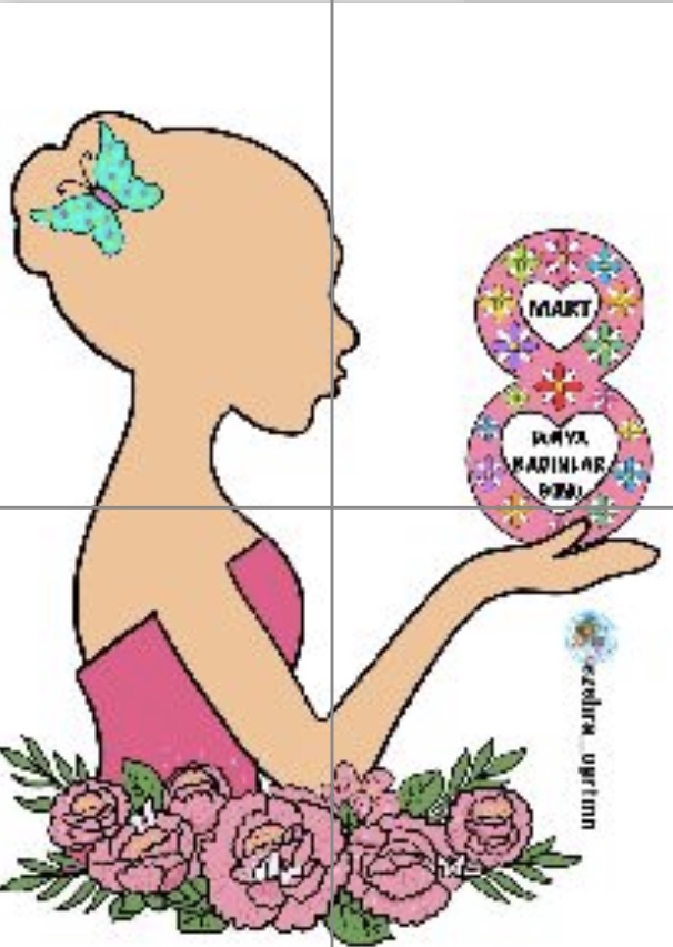 4 A4 8 Mart Kadın Görseli