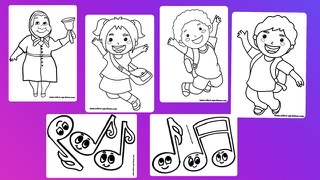 A4 Kapı Süsü Görselleri RENKSİZ ( Hafize Ana ve Çocuklar)