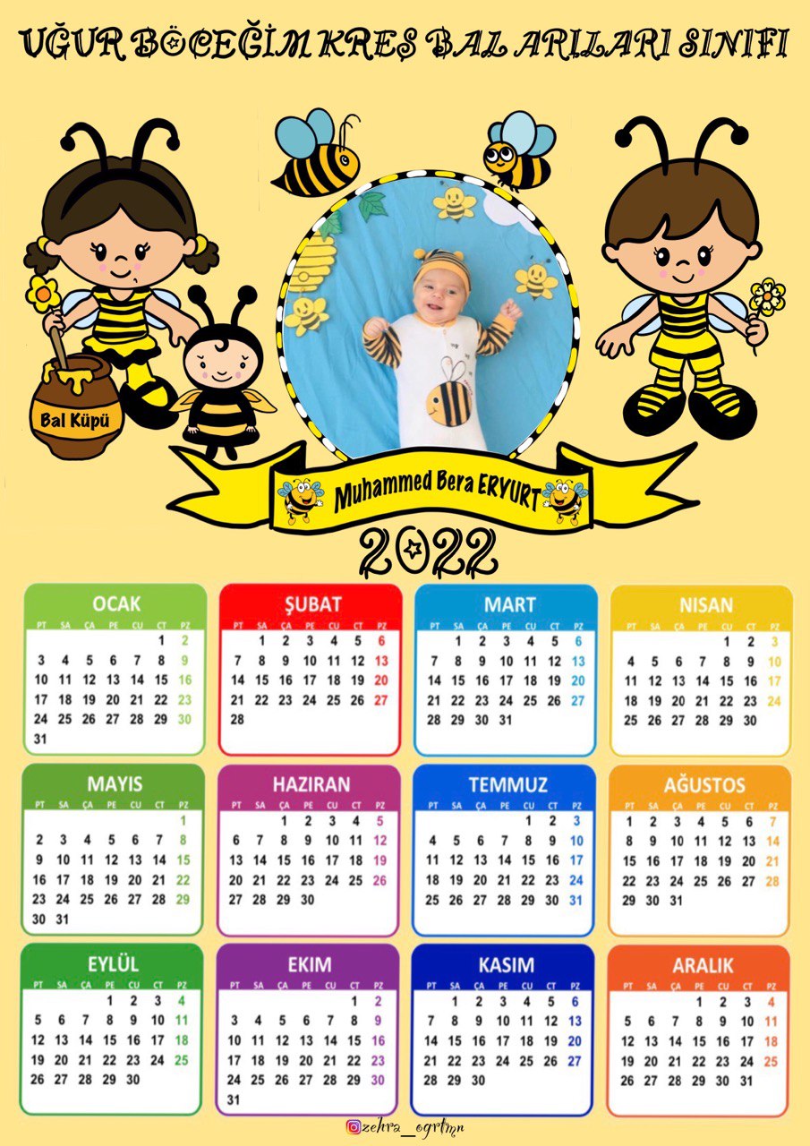 Arılı 2022 Takvimi