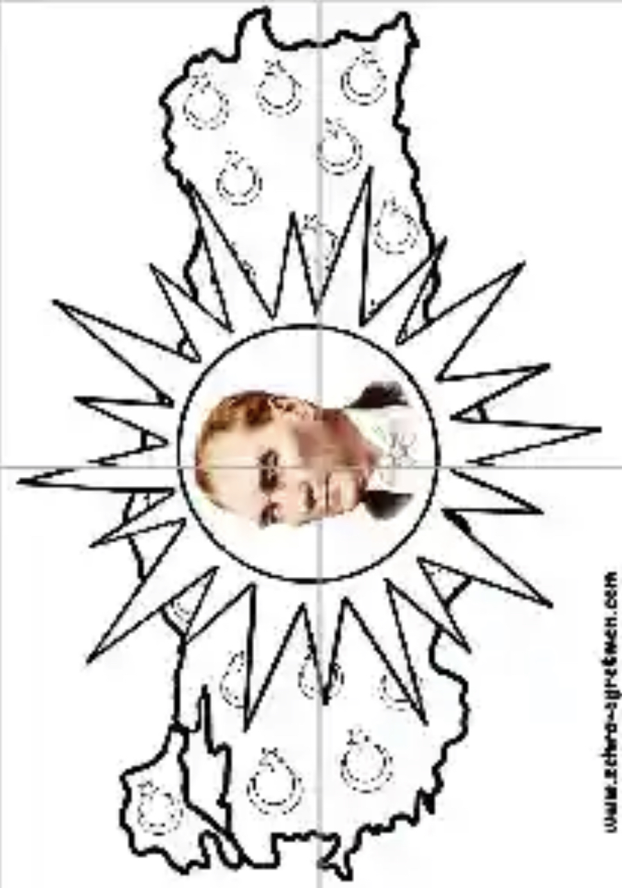 4 A4 Atatürk’lü Türkiye Haritası 19 Mayıs RENKSİZ