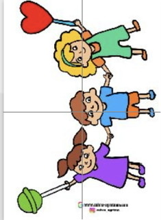 4 A4 Çocuklar Bayram Panosu RENKLİ