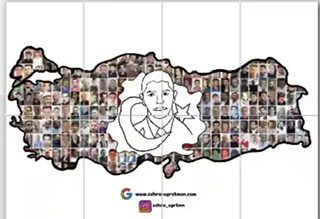 Türkiye Haritası Demokrasi Şehitleri 8 A4 RENKSİZ