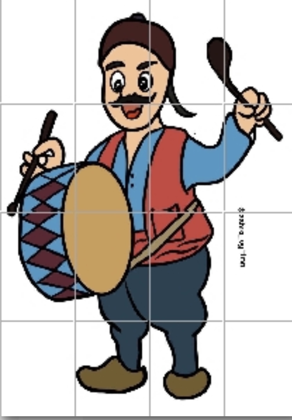 16 A4 Ramazan Davulcusu 2 Renkli