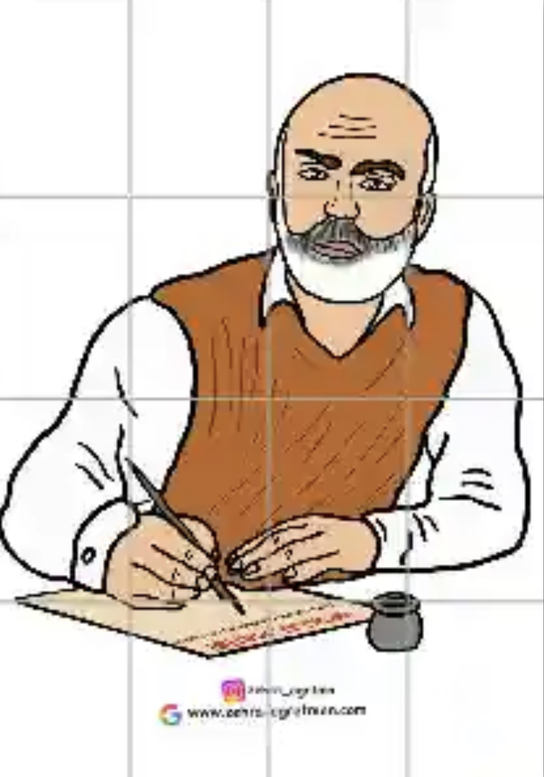 16 A4 Mehmet Akif Ersoy Pano Görseli RENKLİ