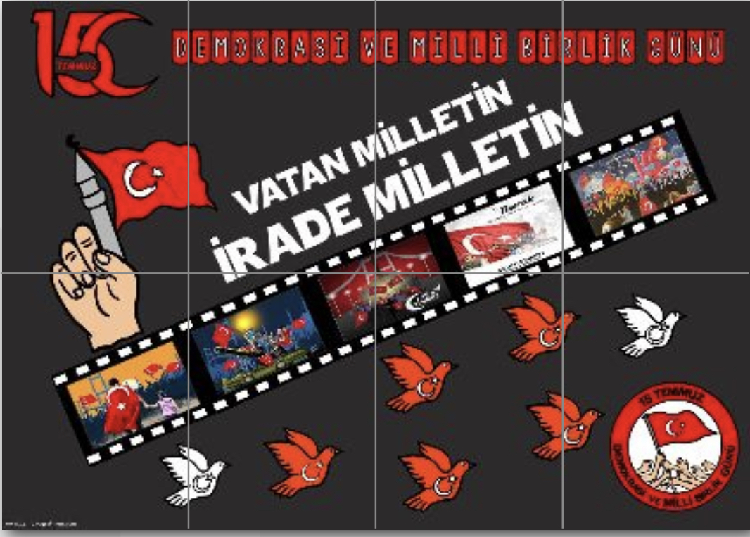 8 A4 15 Temmuz Panosu 2 ( GRİ ARKA PLANLI)