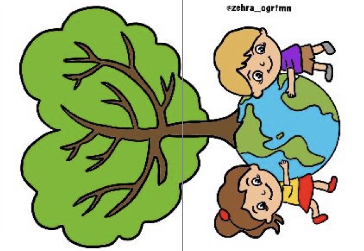 2 A4 Ağaç ve Çocuklar
