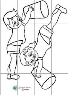 Kapı Süsü Çocuk Görselleri (16 A4 RENKSİZ)