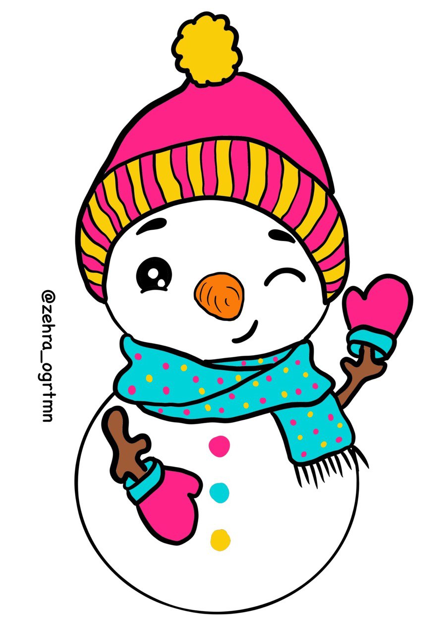 16 A4 Kardan Adam RENKLİİ