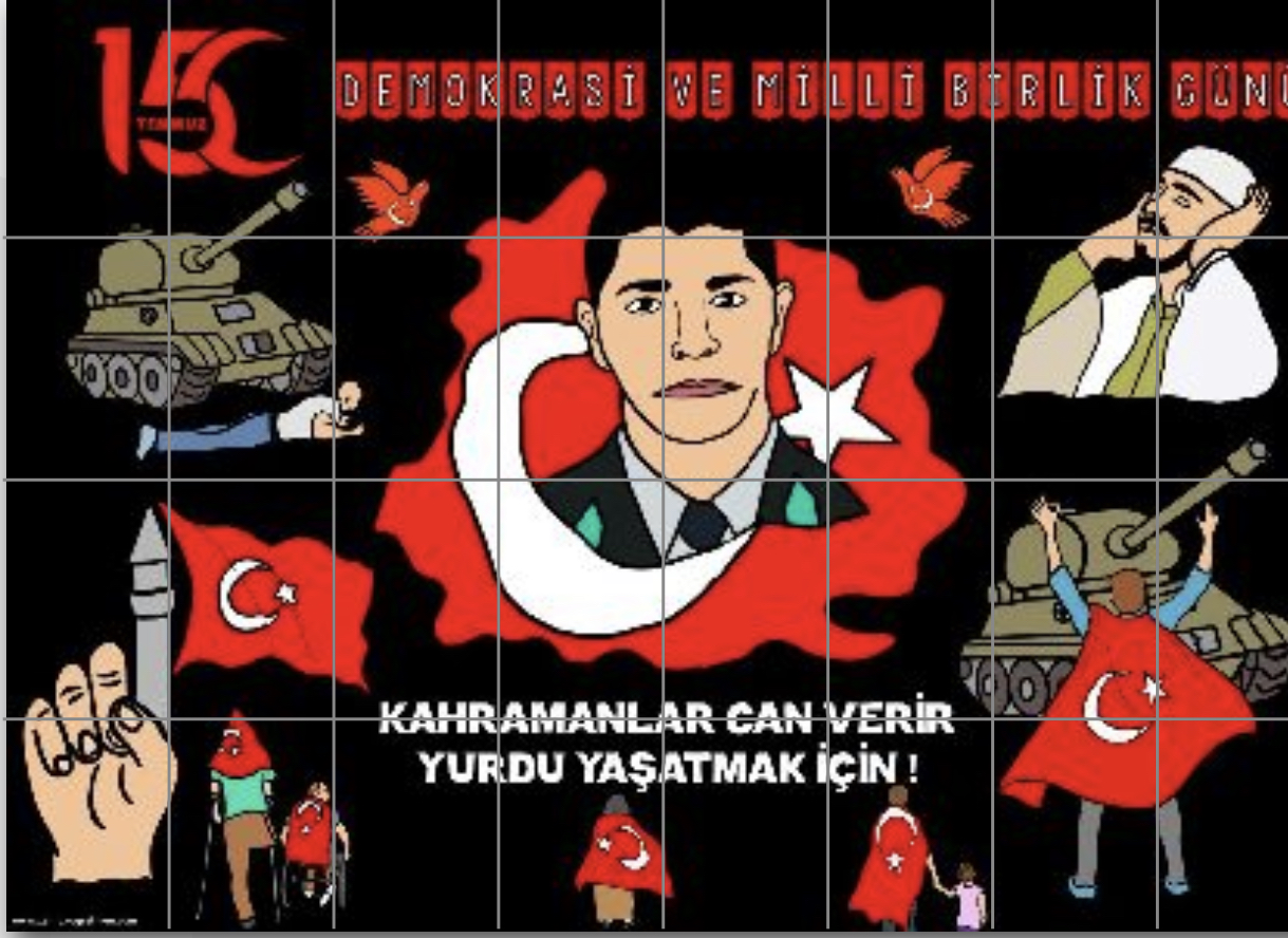 32 A4 15 Temmuz Pano 1 ( SİYAH ARKA PLAN RENKLİ)