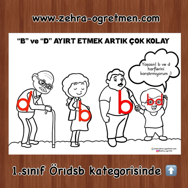 D ve B Karıştıranlar İçin Boyama Etkinliği ( 2022)