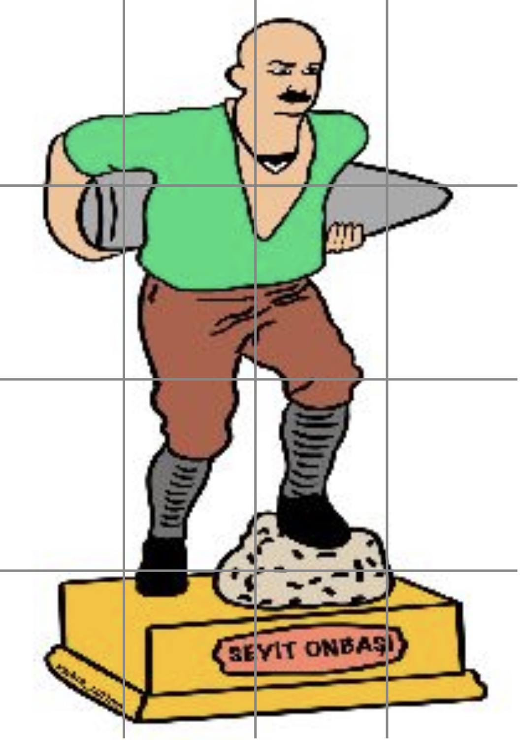 16 A4 Seyit Onbaşı Dev Poster (Renkli)