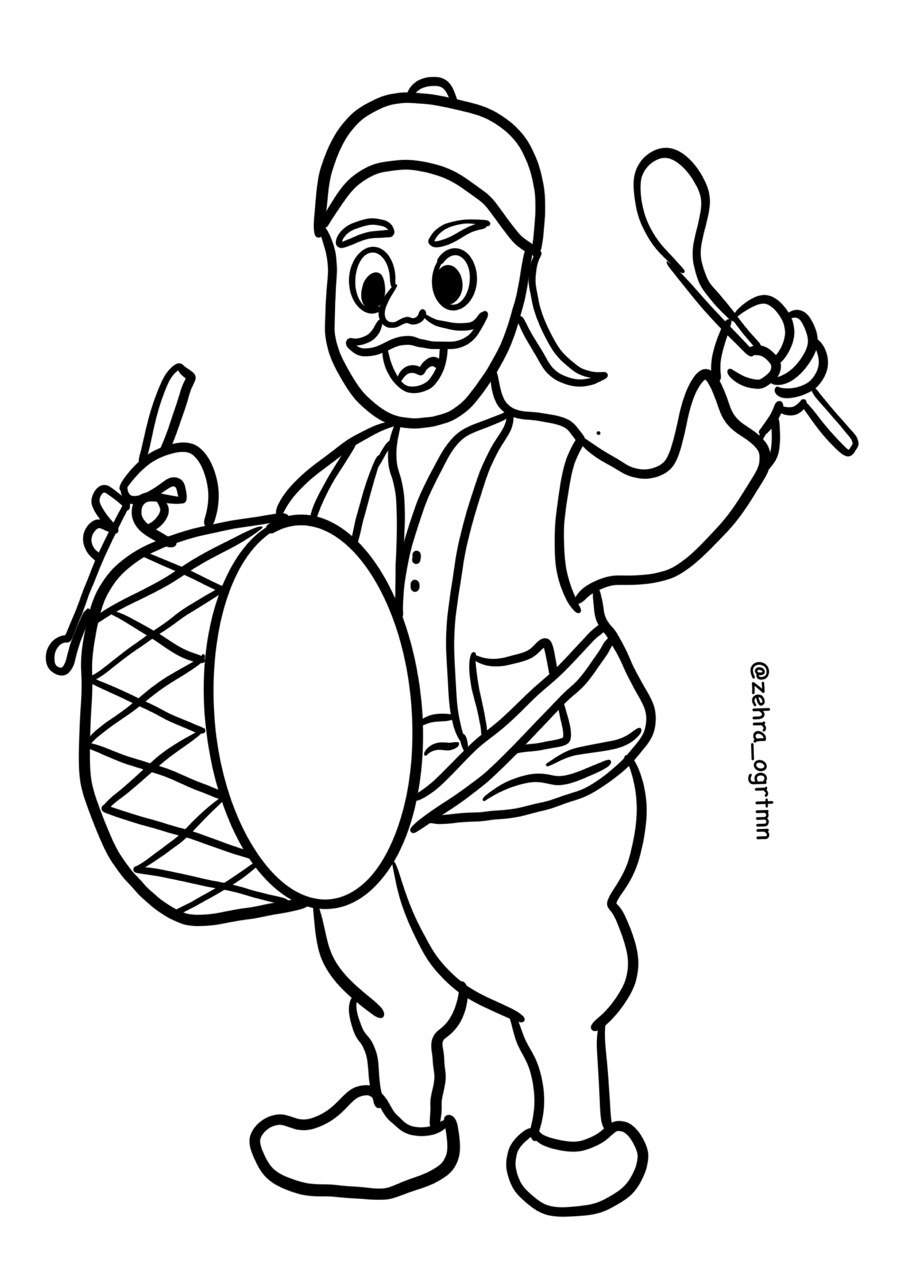 9 A4 Ramazan Davulcusu 2 Renksiz