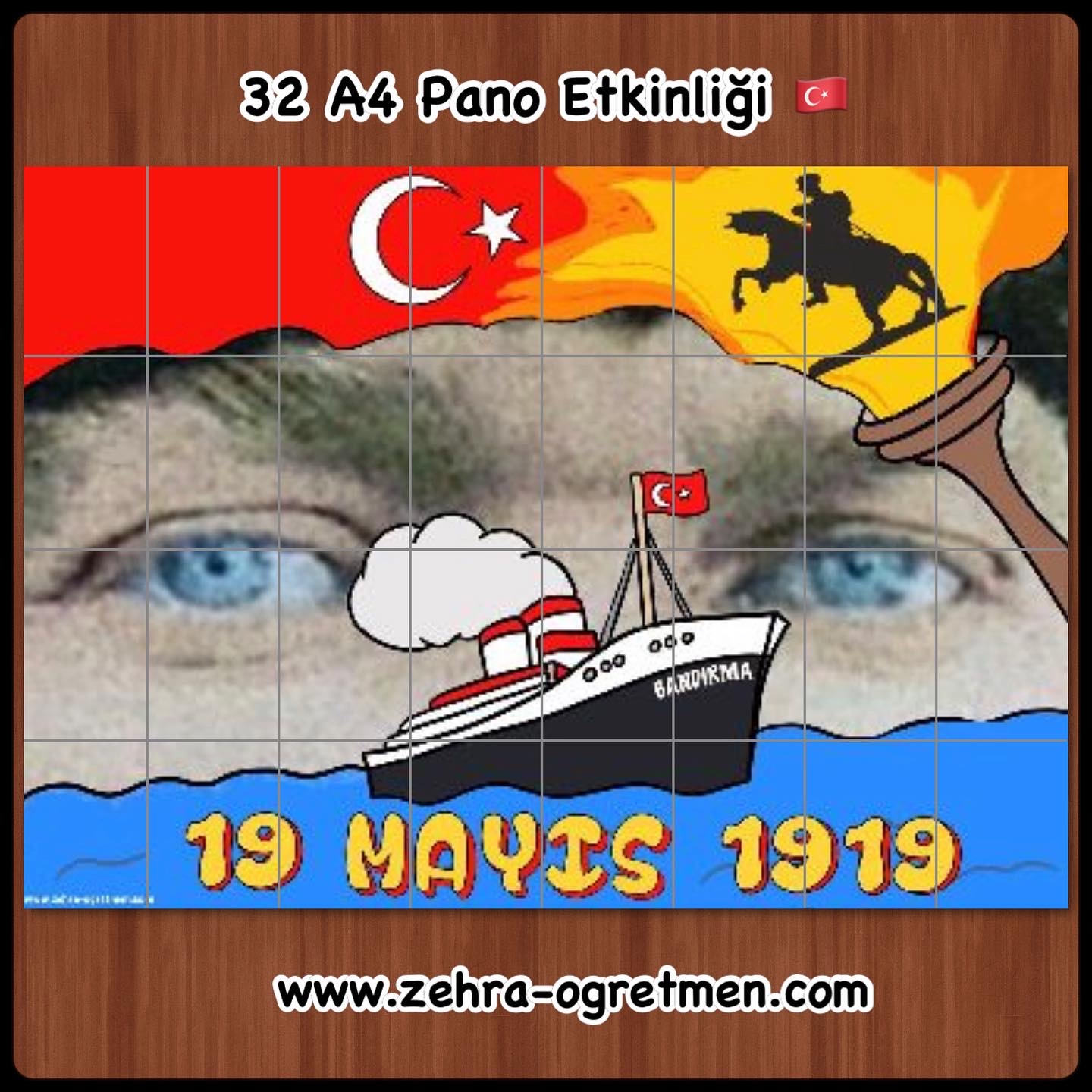 32 A4 19 Mayıs Pano Etkinliği Renkli