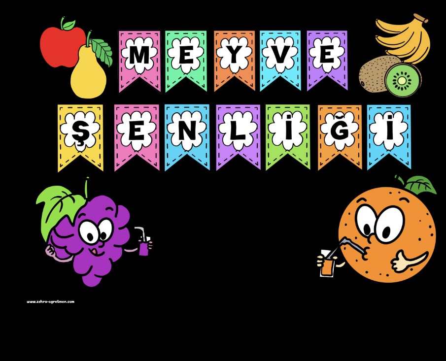 M SESİ MEYVE ŞENLİĞİ PANOSU RENKSİZ