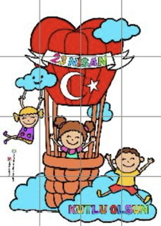 16 A4 Balon 23 Nisan