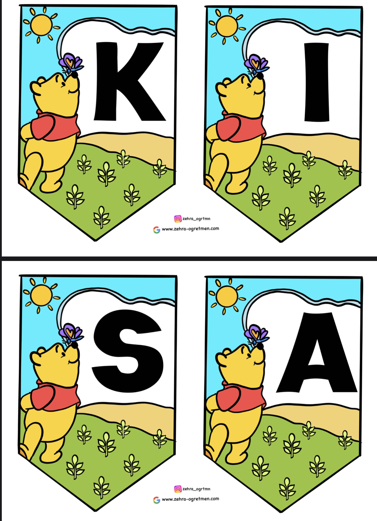 Winnie The Pooh Kısa Bir Mola İyi Tatiller Flaması