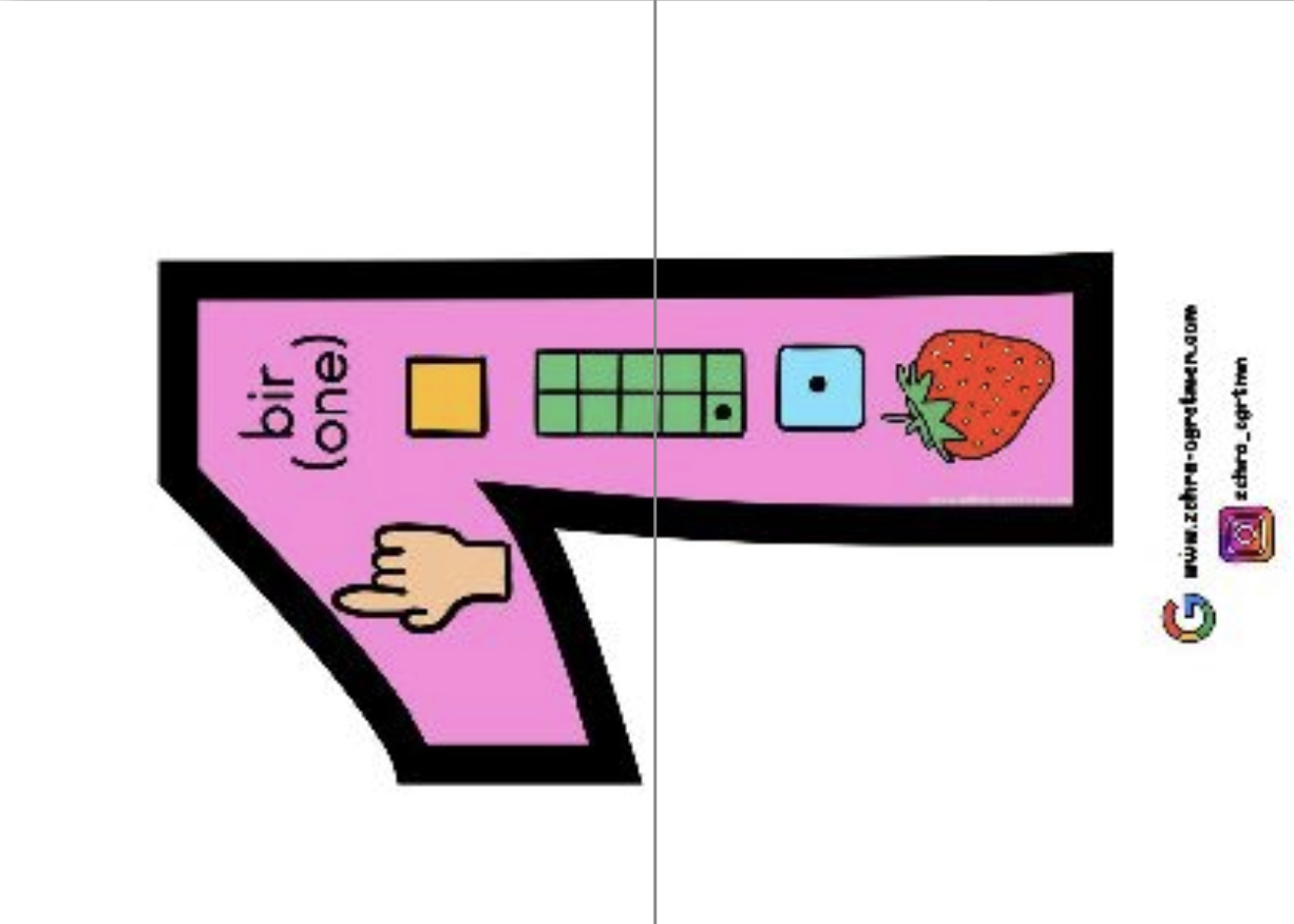 2 A4 Sayılar (1-10 ) RENKLİ