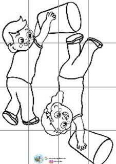 16 A4 Çocuk Görselleri RENKSİZ