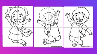 4 A4 Çocuklar Renksiz Ders Başlıyor Kuzucuklarım Panosu