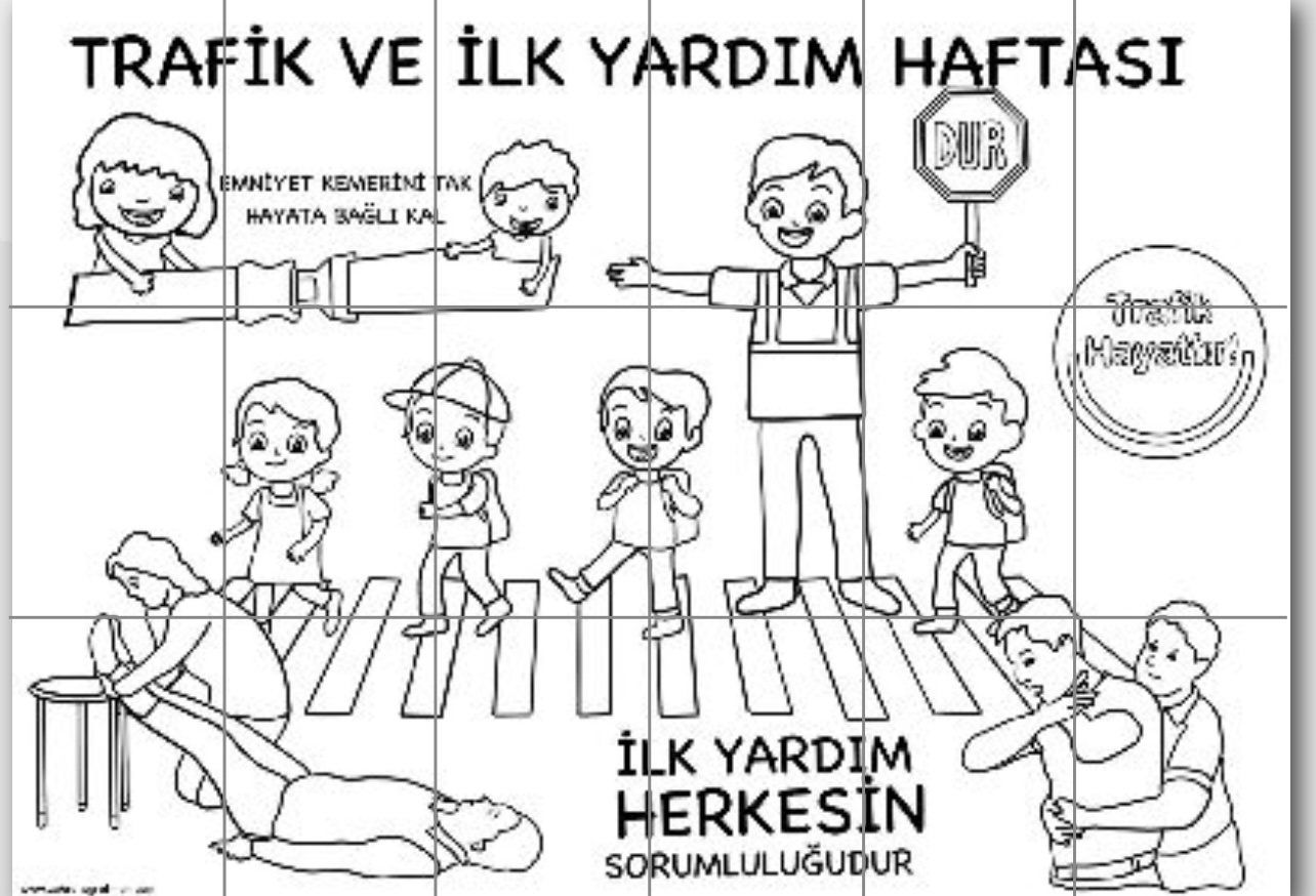 18 A4 Trafik ve İlk Yardım Haftası RENKSİZ