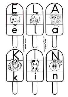 Dondurmalı Deftere Yapıştırmalık Ses Grupları ( RENKSİZ)