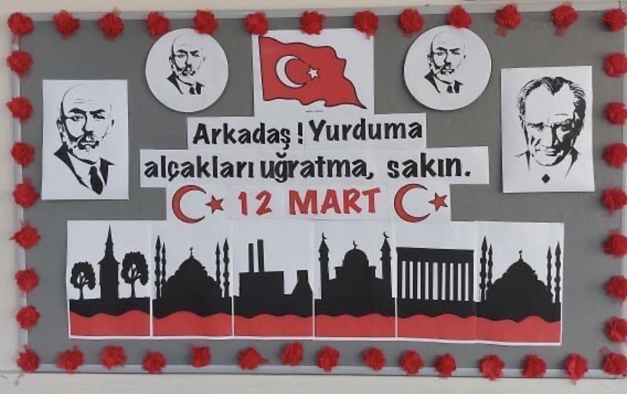 2021 Yılı 12 Mart Panosu