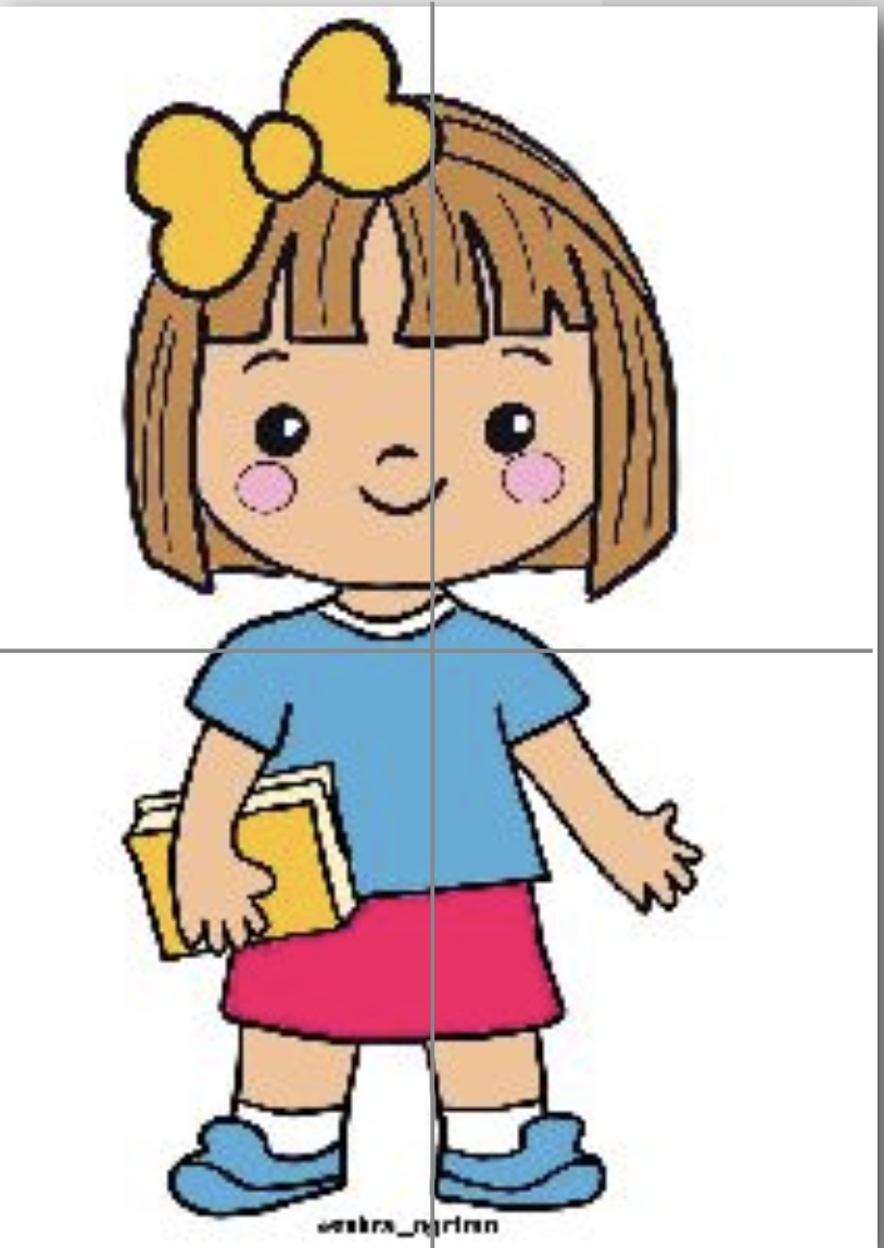 4 A4 Çocuklar Renkli