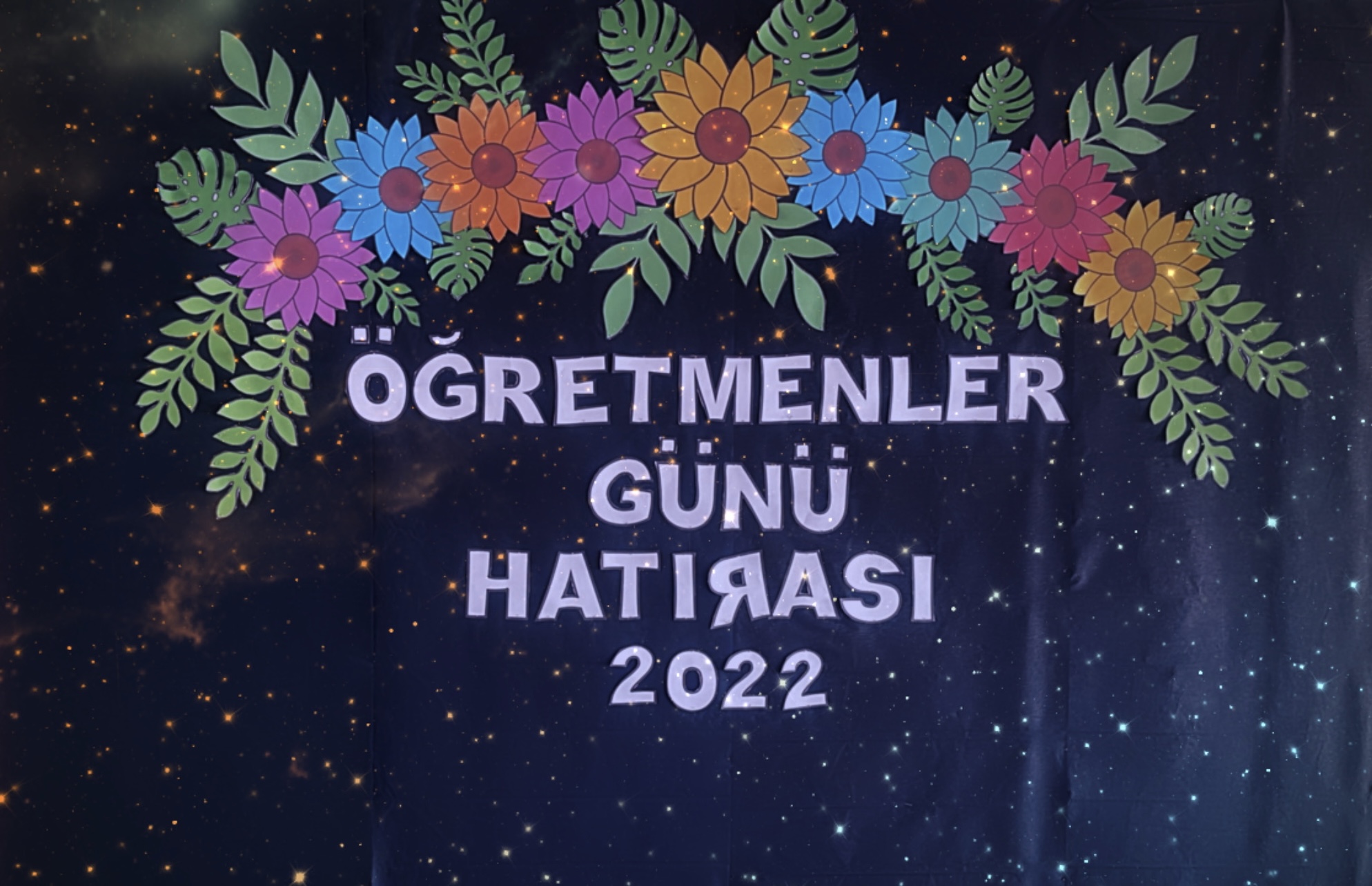 ÖĞRETMENLER GÜNÜ HATIRASI 2022 PANOSU