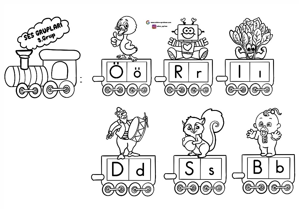 Ses Grupları Treni 3. Grup ( ÖRIDSB) BÜYÜK BOY RENKSİZ
