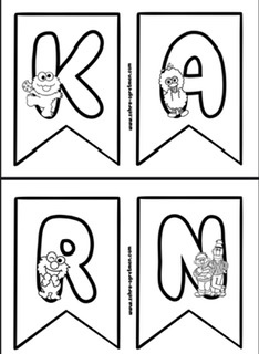 Susam Sokağı Karne Hatırası Flama RENKSİZ 1