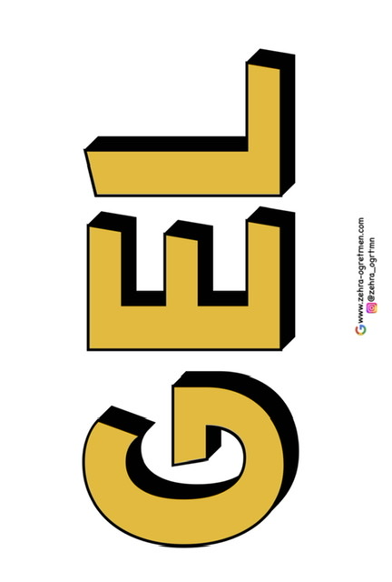 Gelecek Gençlerin Gençler İse Öğretmenlerin Eseridir BÜYÜK BOY RENKLİ