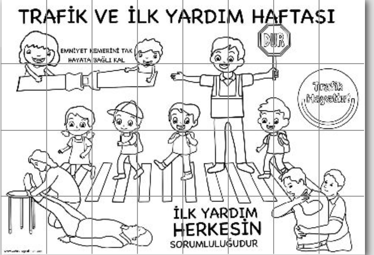 32 A4 Trafik ve İlk Yardım Haftası RENKSİZ