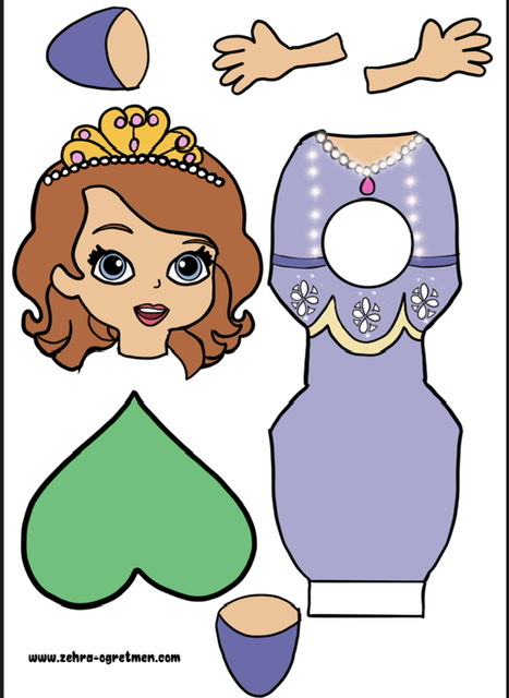 3 BOYUTLU PRENSES SOFİA KARNE KILIFI