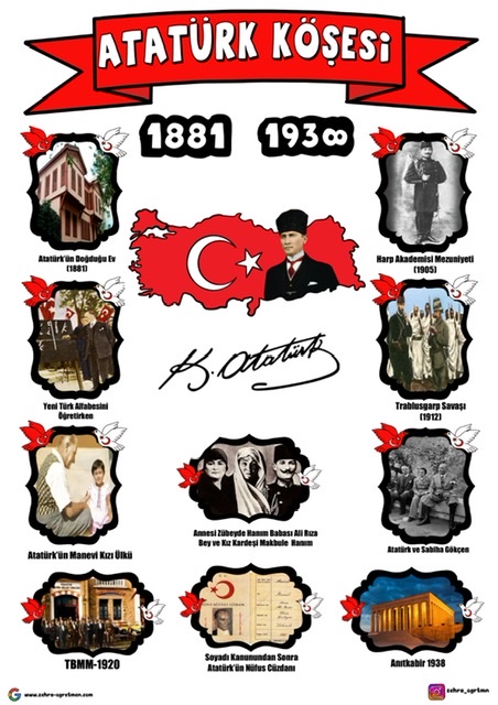 A4 Atatürk Köşesi Görselleri