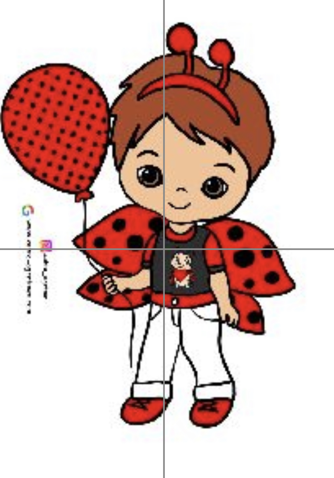 Uğur Böcekli Erkek 4 A4 ( RENKLİ RENKSİZ)