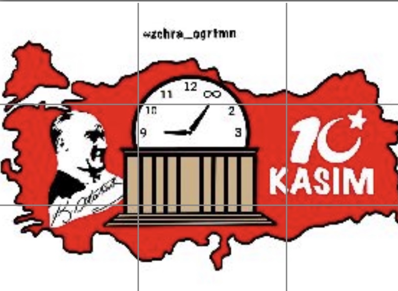 10 Kasım Pano Etkinliği 2 ( Türkiye Haritası 9 a4)