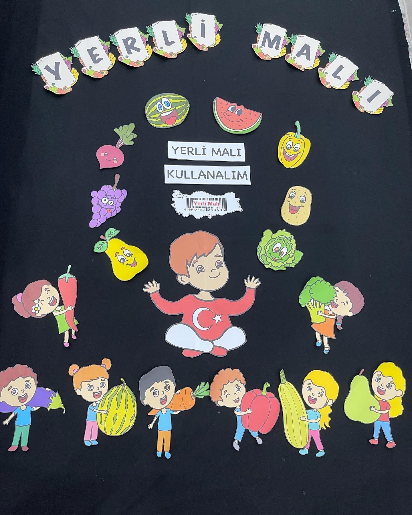 Yerli Malı Haftası Pano Etkinliği 1 Renksiz