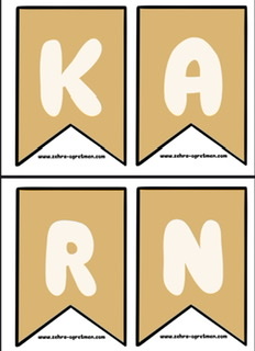 Karne Heyecanım Flama 2 RENKLİ