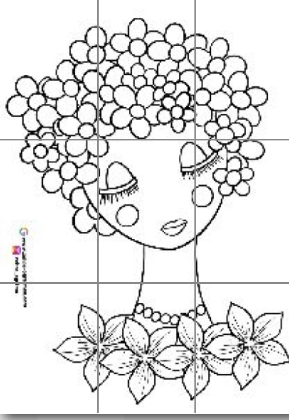 8 Mart Çiçek Kadın ( 9 A4 RENKSİZ)