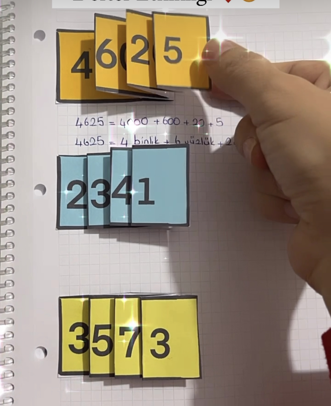 Basamak Çözümleme İnteraktif Defter Etkinliği