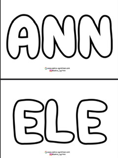 ANNELERİN EN GÜZELİ Yazı Şablonu RENKSİZ