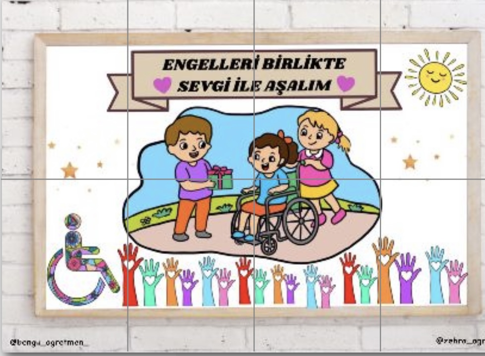 (8 a4) 3 Aralık Dünya Engelliler Günü Pano Etkinliği